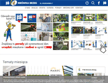 Tablet Screenshot of mrowkabrzeg.pl